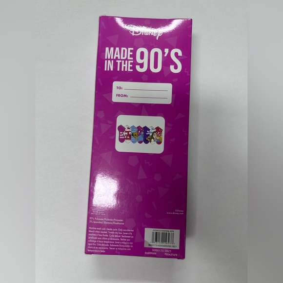 Disney - Made in the 90s - 7 Pairs of no show socks - BNIB 🧦🏰 - Picture 4 of 6